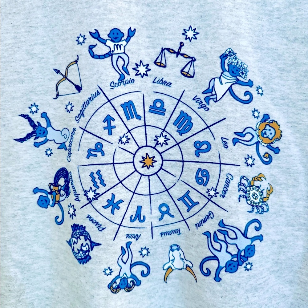 NWT Roller Rabbit Limited Edition Zodiac Sweatshirt Sold Out - Picture 4 of 6